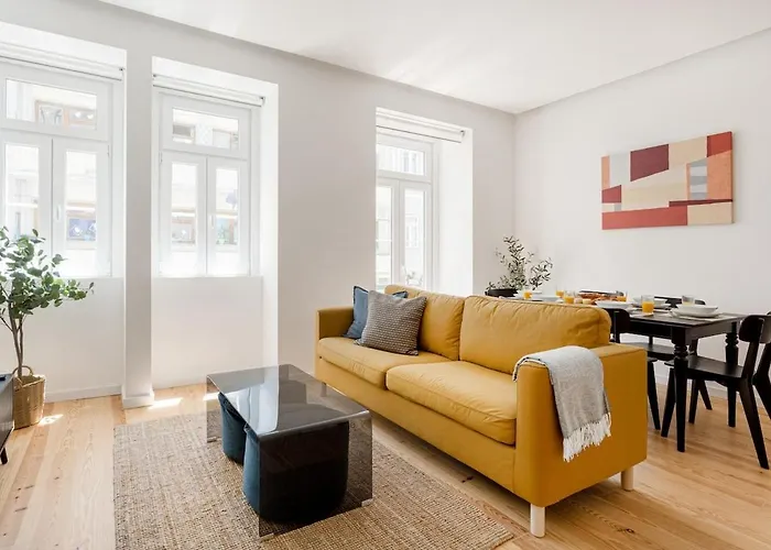 Apartment Ab10 Modern With Ac And Balcony Lissabon